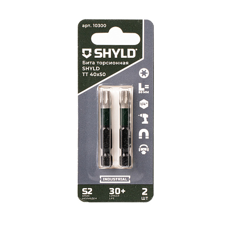 Бита SHYLD торсионная Torx Tamper 40х50 (2шт.)(10300)