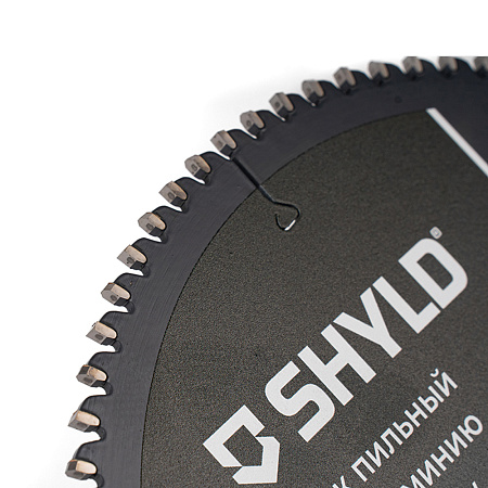 Диск пильный по алюминию и пластику SHYLD твердосплавный 210х30/20 мм, 80 зубьев(20660)