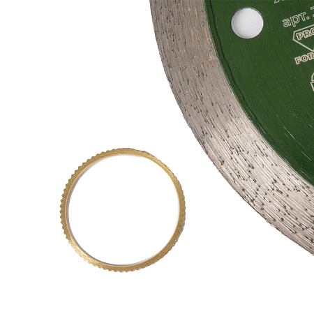 Круг алмазный SHYLD сплошной по керамограниту и плитке 125х22,23 мм (30230)