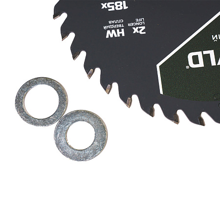 Диск пильный по дереву SHYLD твердосплавный 185х30/20/16 мм, 40 зубьев(20130)