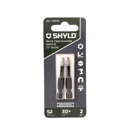 Бита SHYLD торсионная Torx Tamper 10х50 (2шт.)(10250)